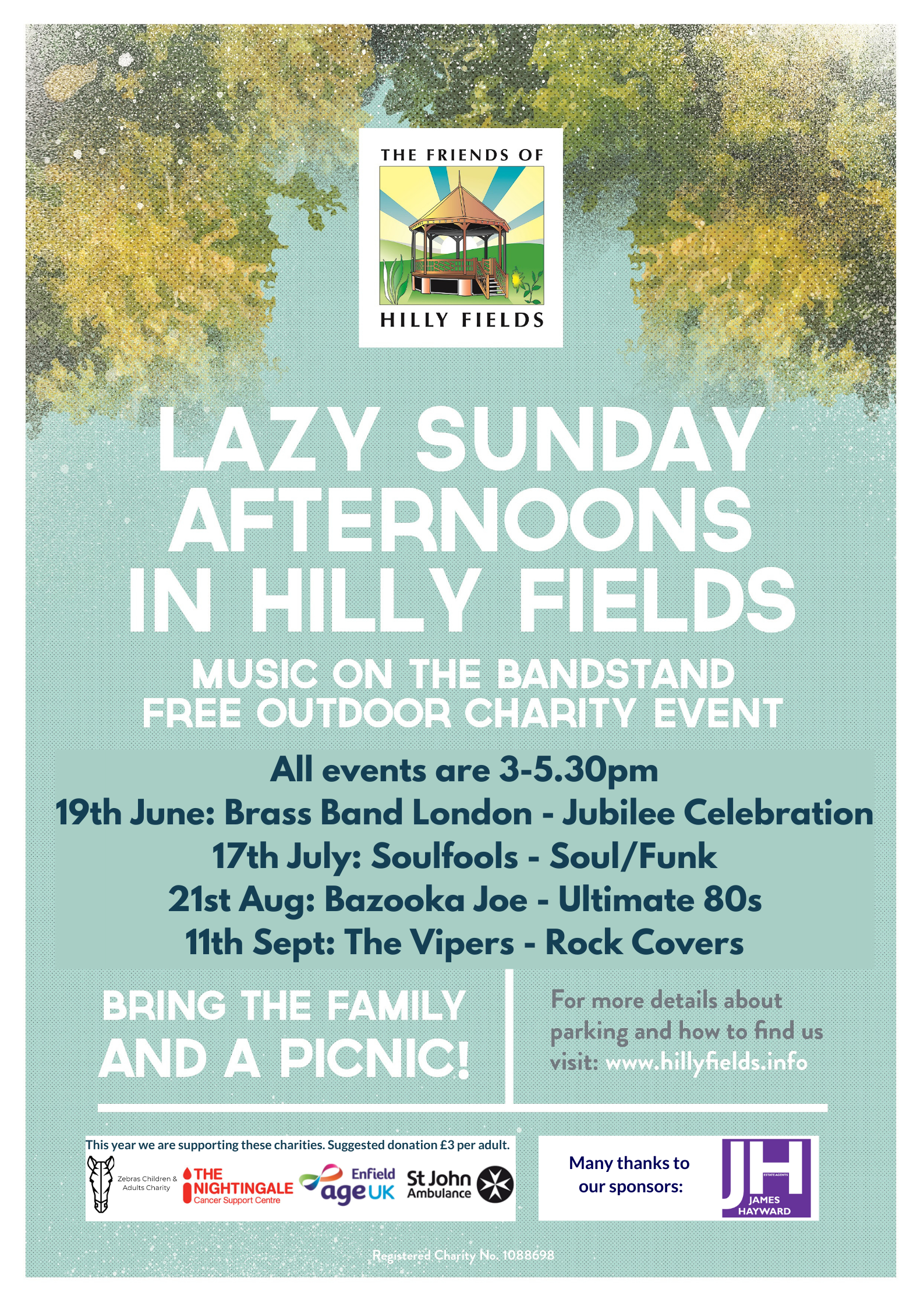 Hilly Fields 2022 poster