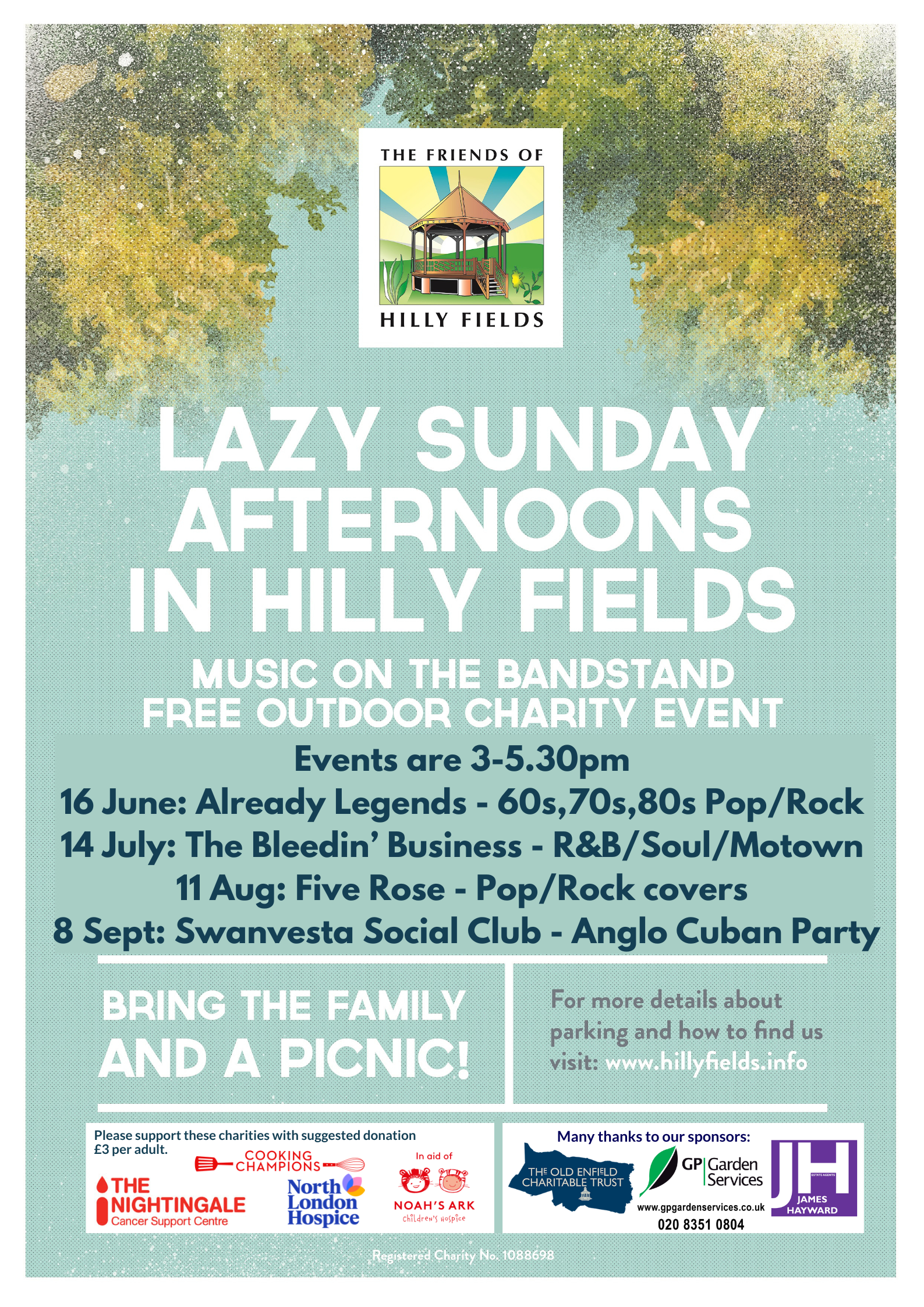 Hilly Fields 2024 poster 
